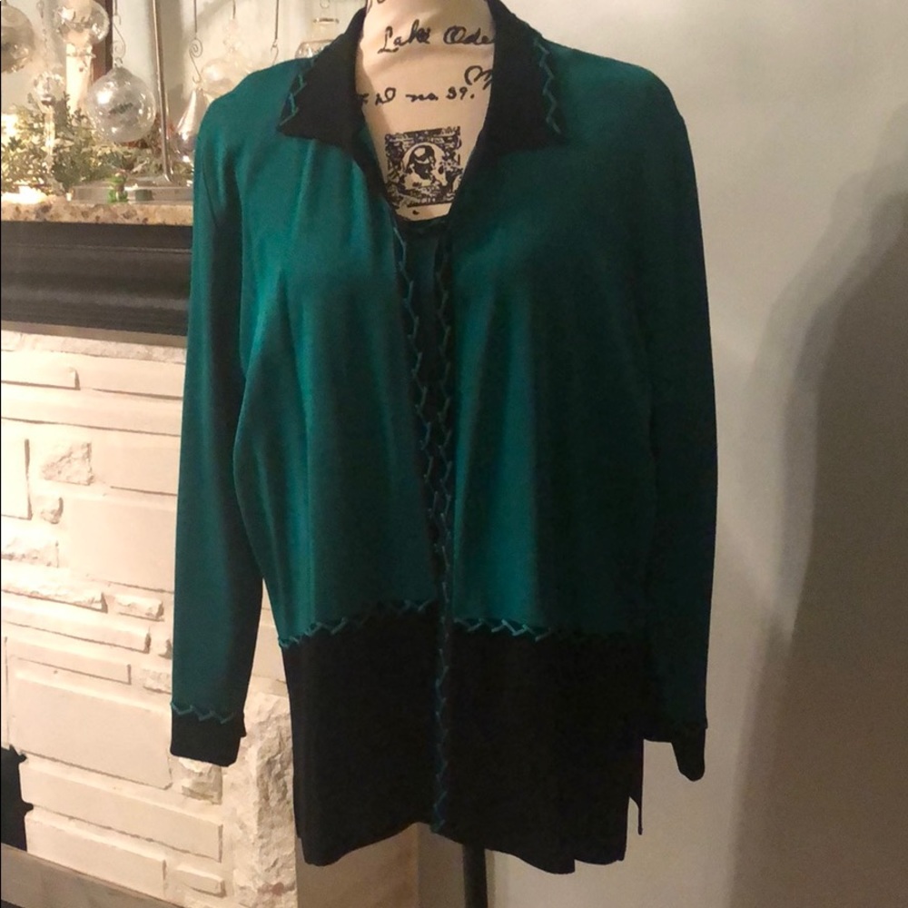 Jacket and Shell - Green and Black